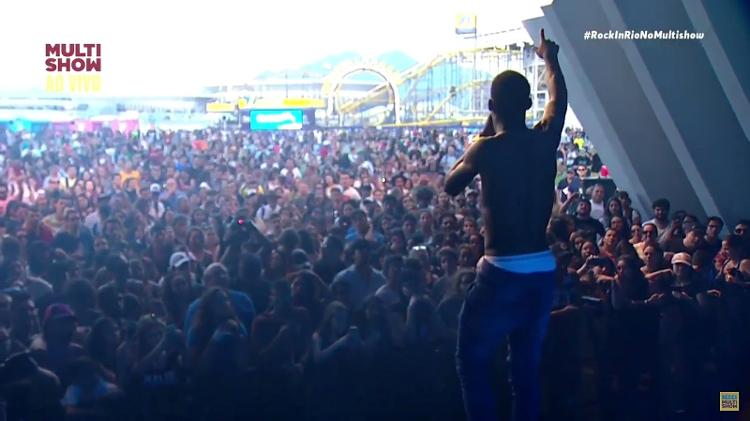 MC Kekel se apresenta no Digital Stage, no Rock in Rio - Reprodução/Multishow - Reprodução/Multishow