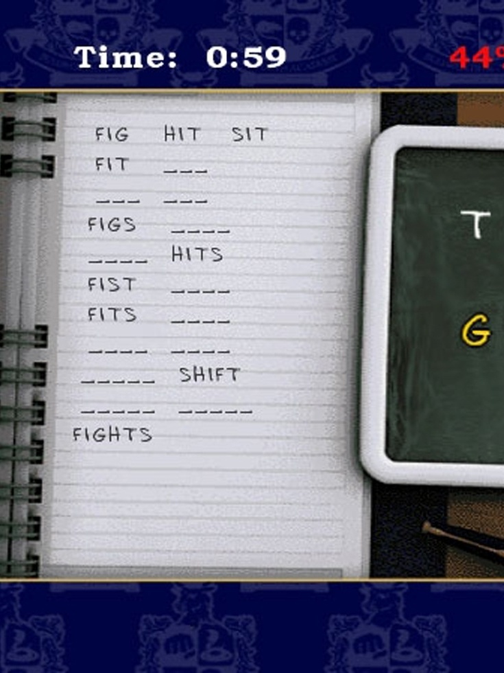 como passar na aula de inglês do jogo Bully