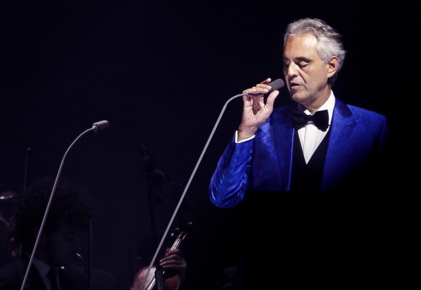 Andrea Bocelli se apresenta no Allianz Parque, em São Paulo - Mariana Pekin/UOL
