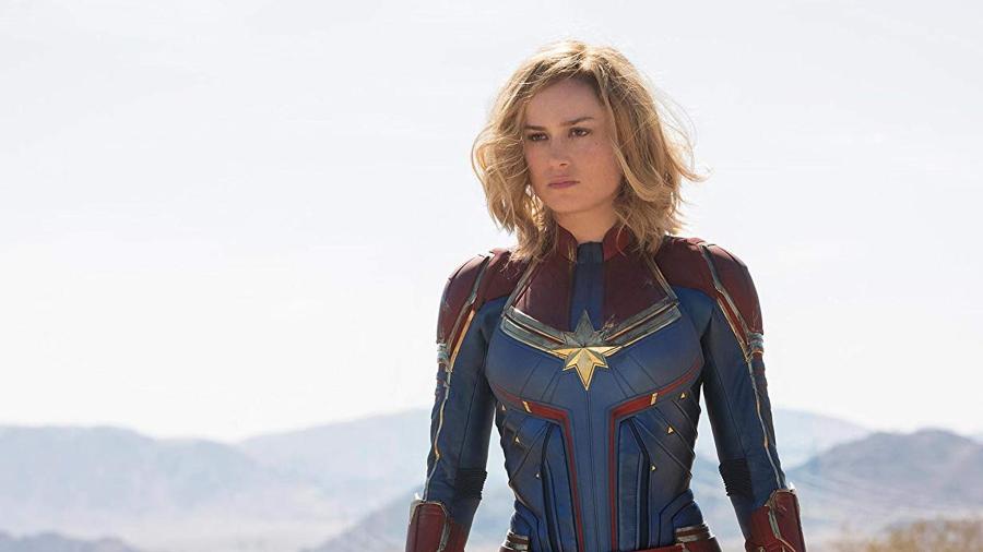 Bruie Larson como Carol Danvers em "Capitã Marvel" - Divulgação
