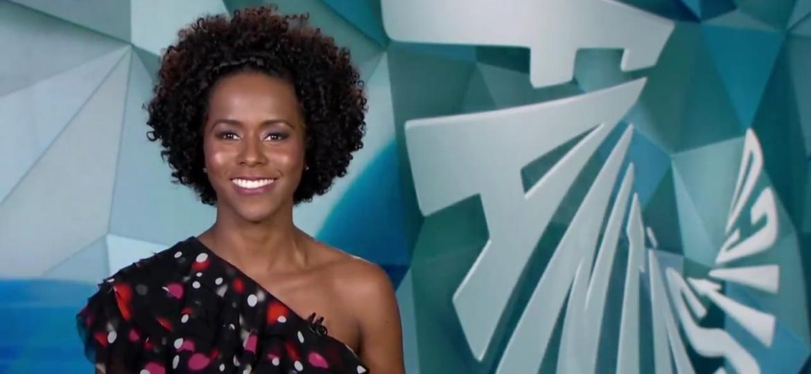 Resultado de imagem para Maju Coutinho faz estreia no "Fantástico", da Globo