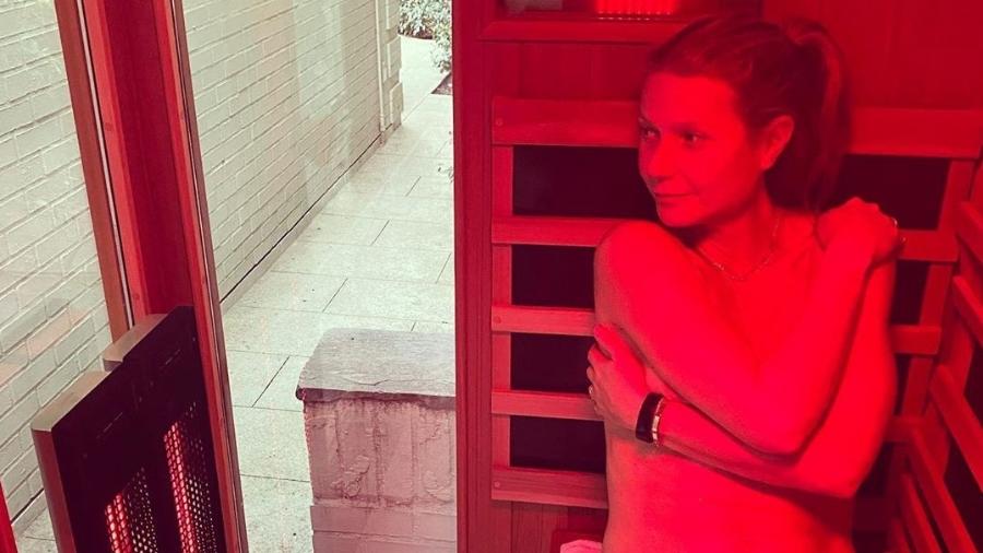 Gwyneth Paltrow relaxa em sauna - Reprodução/Instagram