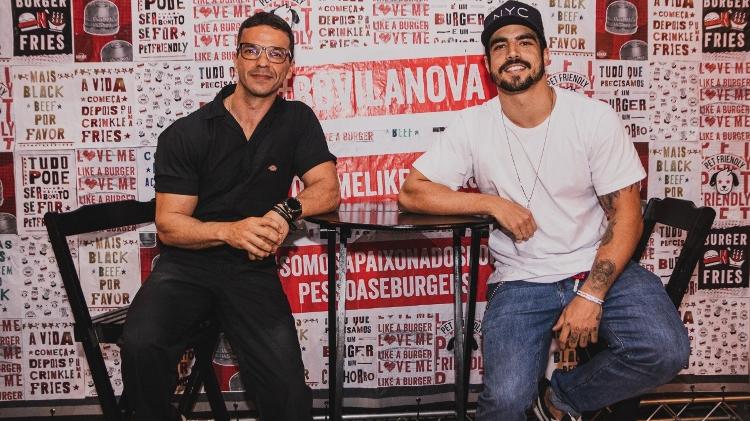 Sandro Andrade e Caio Castro - Wellington/ Divulgação