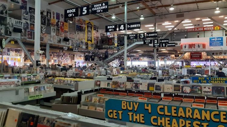 Interior da Amoeba Records - Leonardo Rodrigues/UOL - Leonardo Rodrigues/UOL