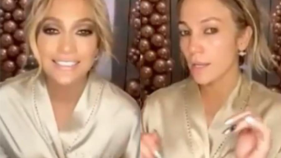 Em vídeo, Jennifer Lopez aparece completamente sem maquiagem  - Reprodução / Instagram