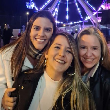 Thalita Ebert, Caroline e Helena - Acervo pessoal/Instagram