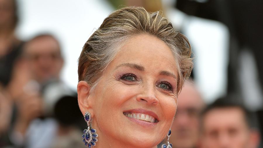 Sharon Stone no Festival de Cinema de Cannes, em maio - Dominique Charriau/WireImage
