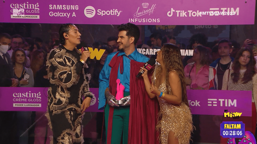 Jão no "Pink Capert" do "MTV Miaw" - Reprodução/Pluto TV