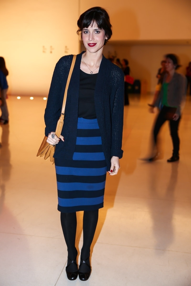 4.out.2014 - A atriz Mel Lisboa prestigiou o show de Elza Soares no Auditório do Ibirapuera, em São Paulo. A cantora apresentou as inéditas que estão no álbum "A Mulher do Fim do Mundo" - Manuela Scarpa/Photo Rio News