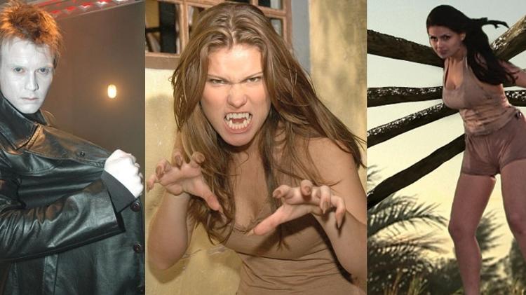 Personagens de "Os Mutantes: Caminhos do Coração" (2008), novela da Record - Montagem/Divulgação/TV Record - Montagem/Divulgação/TV Record