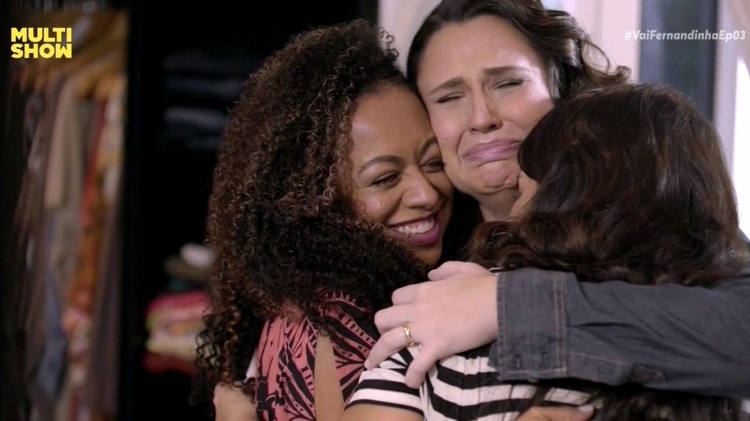 Fernanda Souza promoveu um encontro com ex-Chiquititas na primeira temporada de "Vai, Fernandinha" - Reprodução/Multishow - Reprodução/Multishow