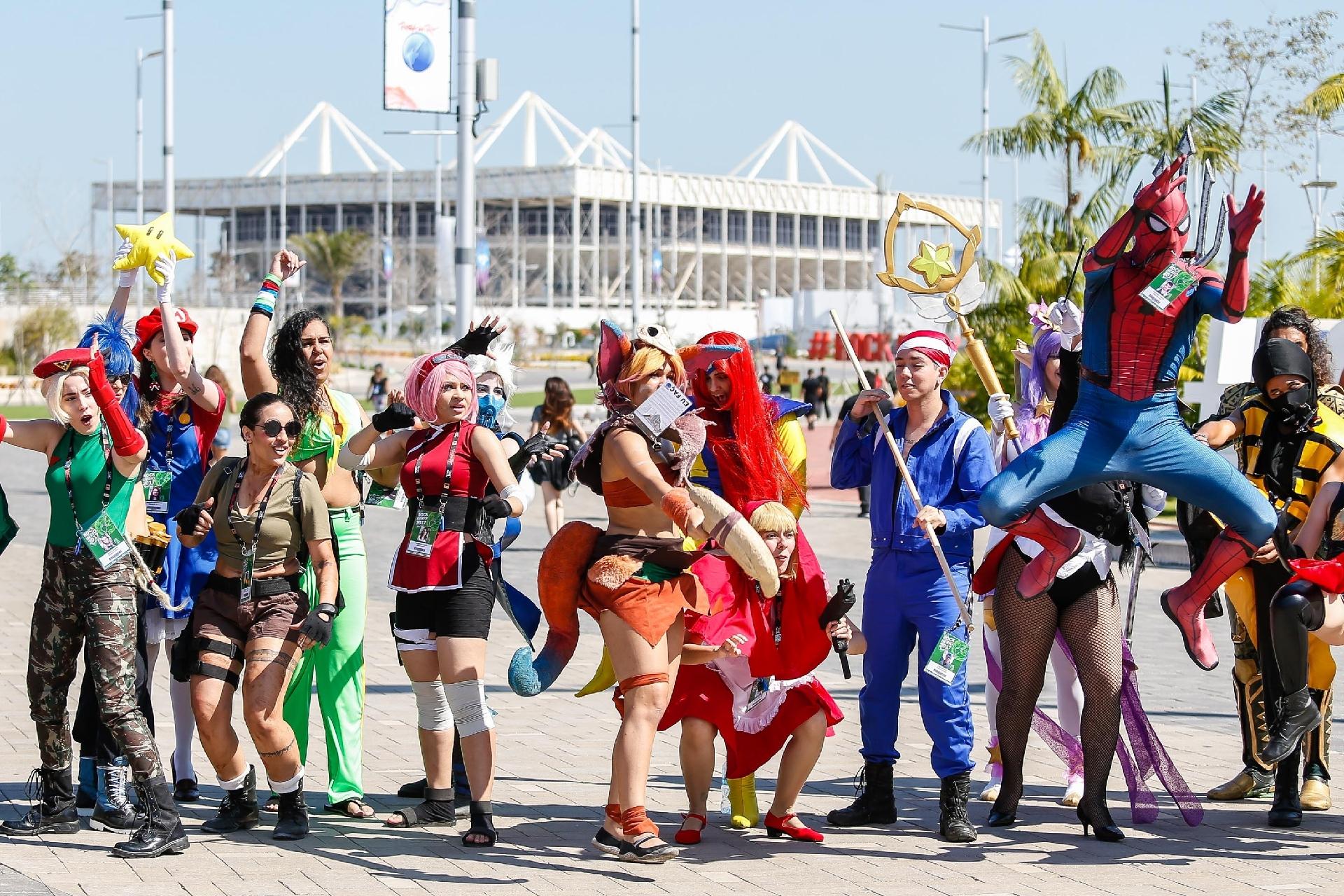 Cidade dos cosplays: Super-heróis e personagens da fantasia invadem o Rock in Rio - Marco Antonio Teixeira/ UOL