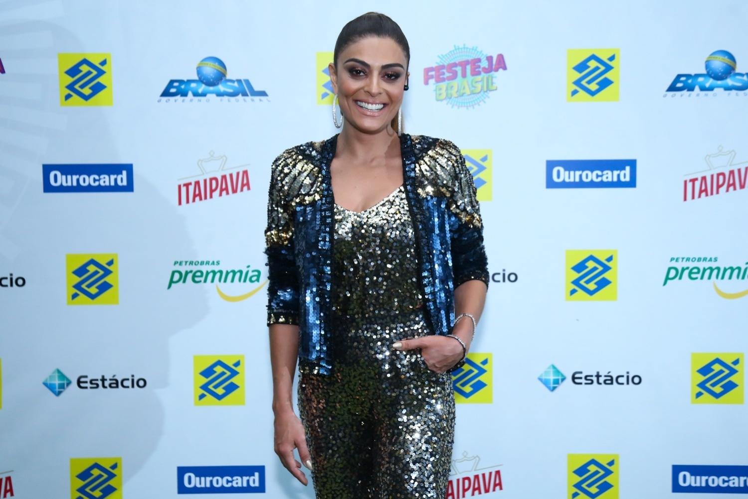 De férias após "A Força do Querer', Juliana Paes curte evento sertanejo Festeja no Parque Olímpico, na Barra, zona oeste do Rio - Roberto Filho/Brazil News