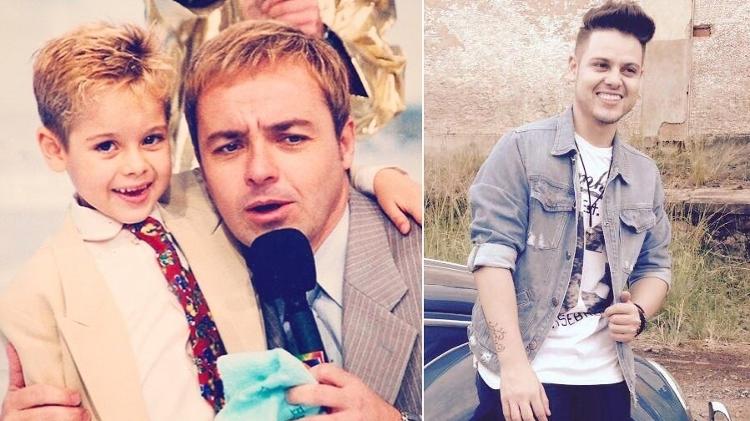 Dani Boy com Gugu, nos anos 90, e atualmente - Montagem/Reprodução/Instagram - Montagem/Reprodução/Instagram