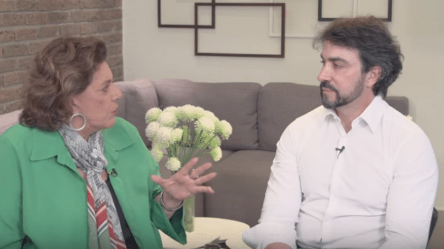Leda Nagle entrevista Padre Fábio de Melo - Reprodução/YouTube