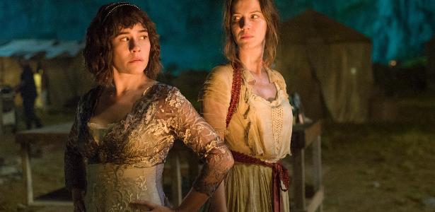 Alessandra Negrini e Nathalia Dill em cena de "Orgulho e Paixão" - César Alves/TV Globo - César Alves/TV Globo