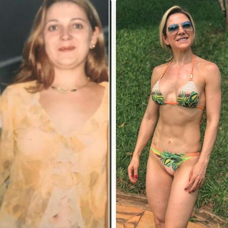 Karina Lucco, mãe de Lucas Lucca, mostra antes e depois - REPRODUÇÃO/INSTAGRAM