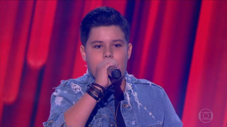 Tuca Almeida participou do The Voice Kids quando tinha 13 anos - Reprodução/TV Globo