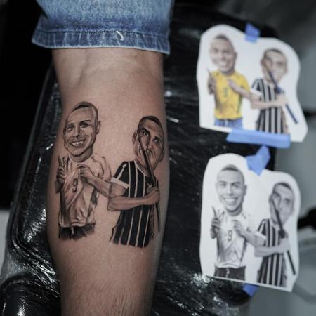 Felipe Prior faz tatuagem em homenagem a Ronaldo Fenômeno - Divulgação