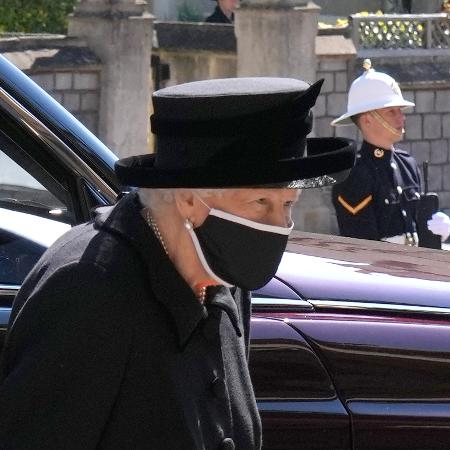 Rainha Elizabeth 2ª na Capela de São Jorge para se despedir do marido, príncipe Philip - Jonathan Brady - WPA Pool/Getty Images