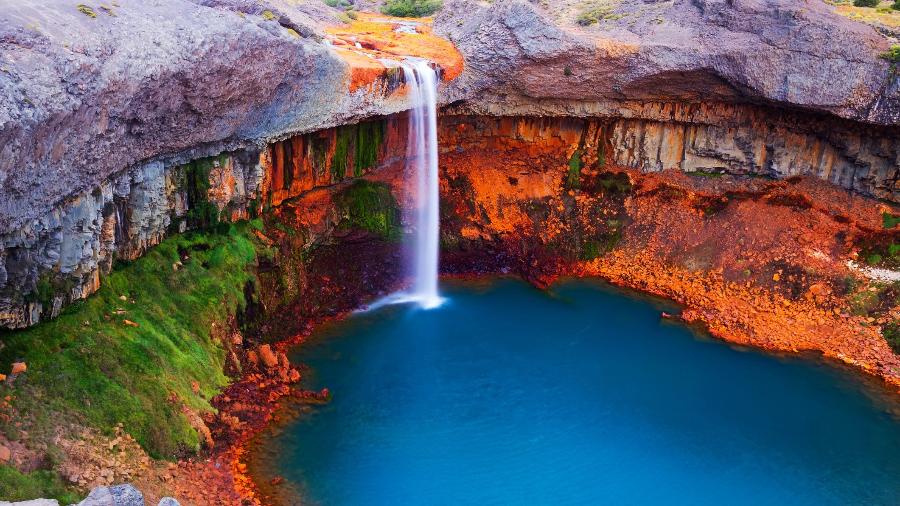 Salto del Agrio, na Argentina - JackF/Getty Images/iStockphoto