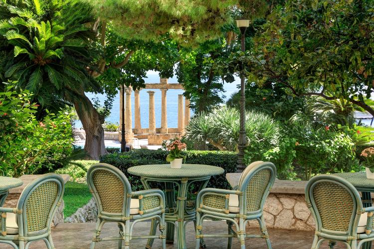 Vista do Florio Restaurant, no Villa Igiea