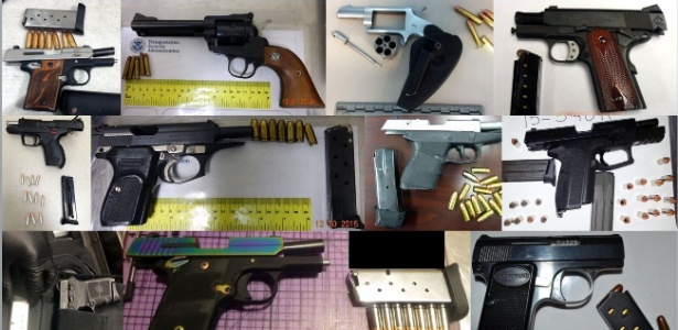 Mais de 80% das armas encontradas pela TSA estavam carregadas - Divulgação/TSA