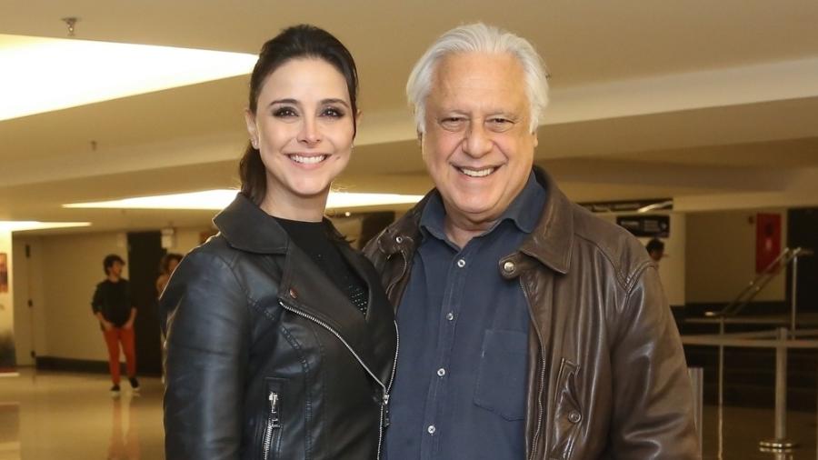 Antônio Fagundes com a mulher, Alexandra Martins; ator diz que casal nunca brigou - Roberto Filho/Brazil News