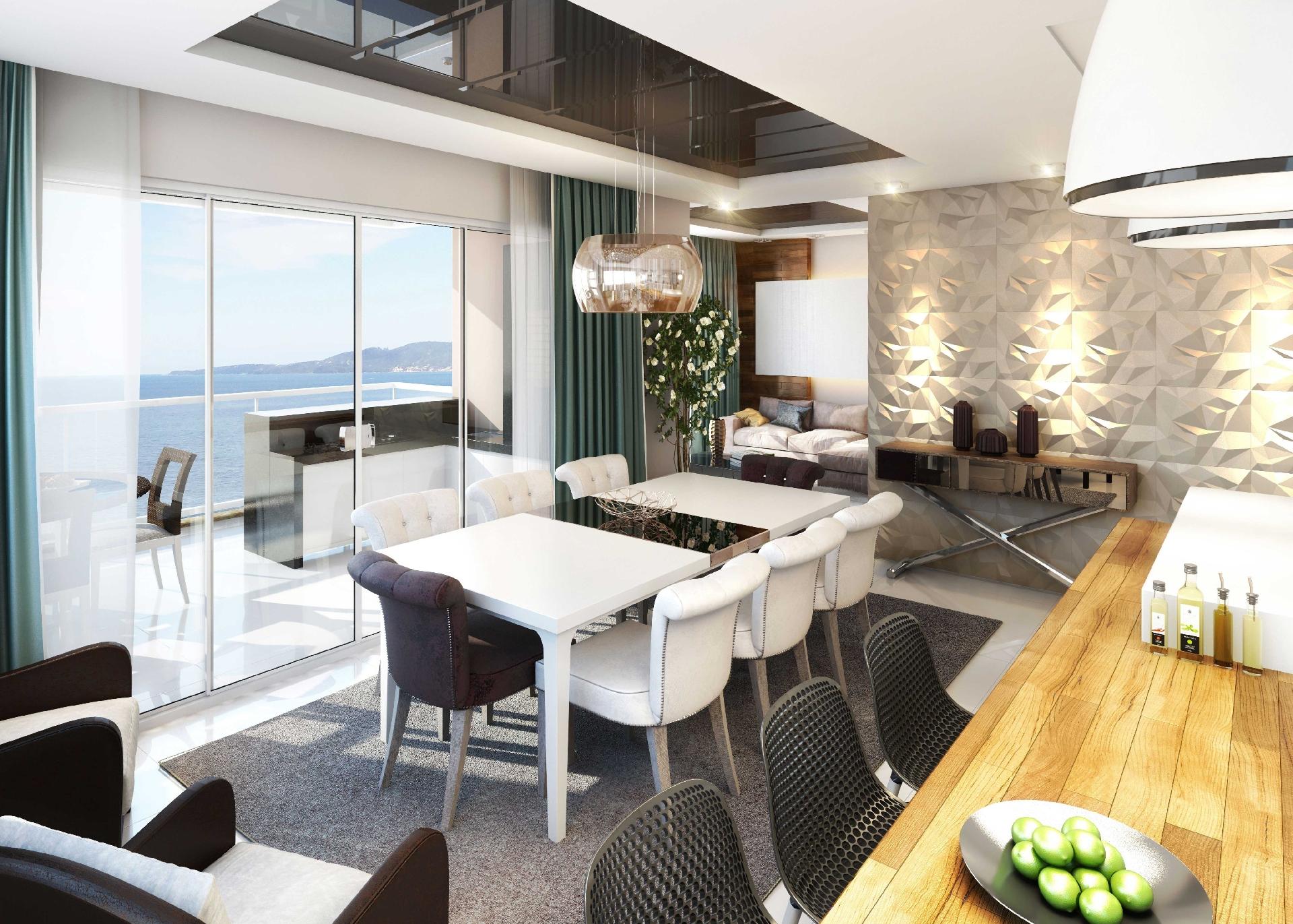 Empreendimento Abu Dhabi Residence fica de frente para o mar em Meia Praia, Itapema, Santa Catarina - Divulgação