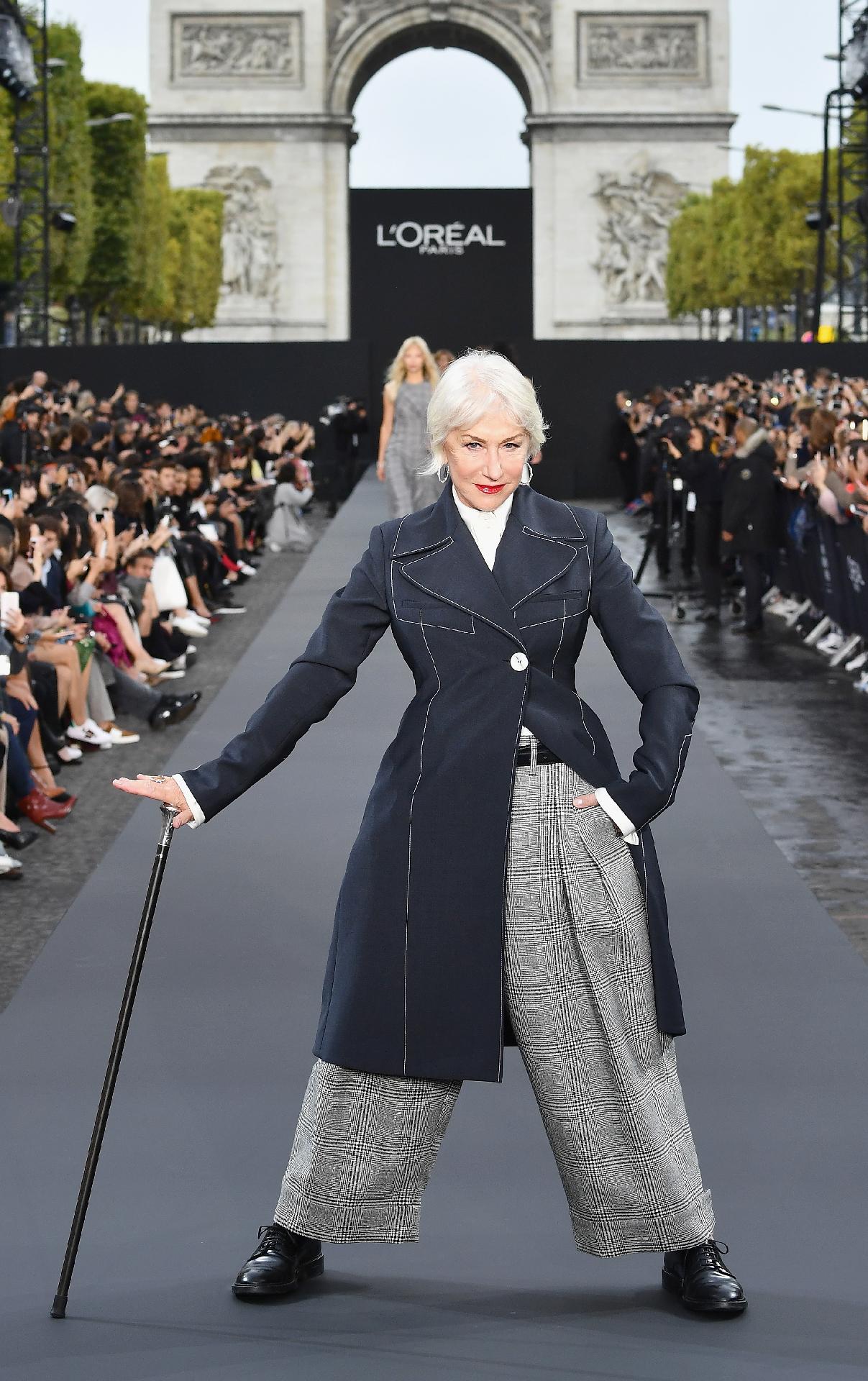 Helen Mirren - 	Getty Images for L'Oreal Paris