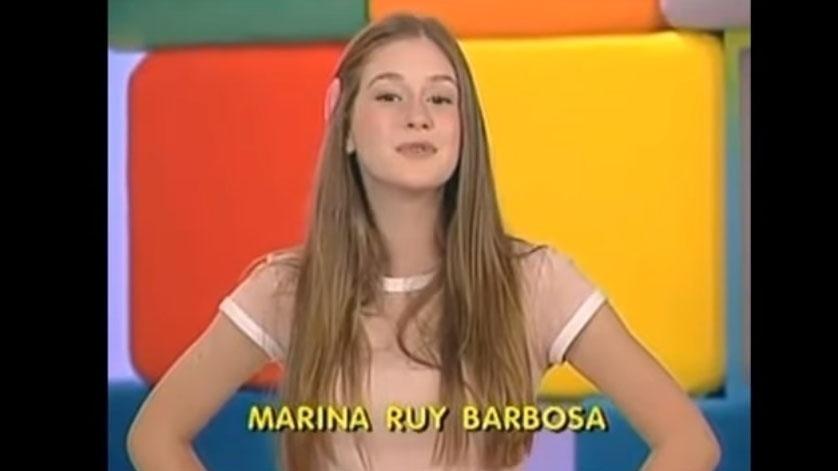 Além de atuar, Marina também já mostrou que tem talento para ser apresentadora. Em 2009, aos 14 anos, ela apresentou o programa infantil "TV Globinho" - Reprodução/Youtube