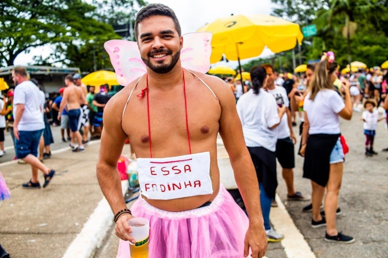 Foliões curtem o bloco de Bell Marques em São Paulo - Edson Lopes Jr./UOL