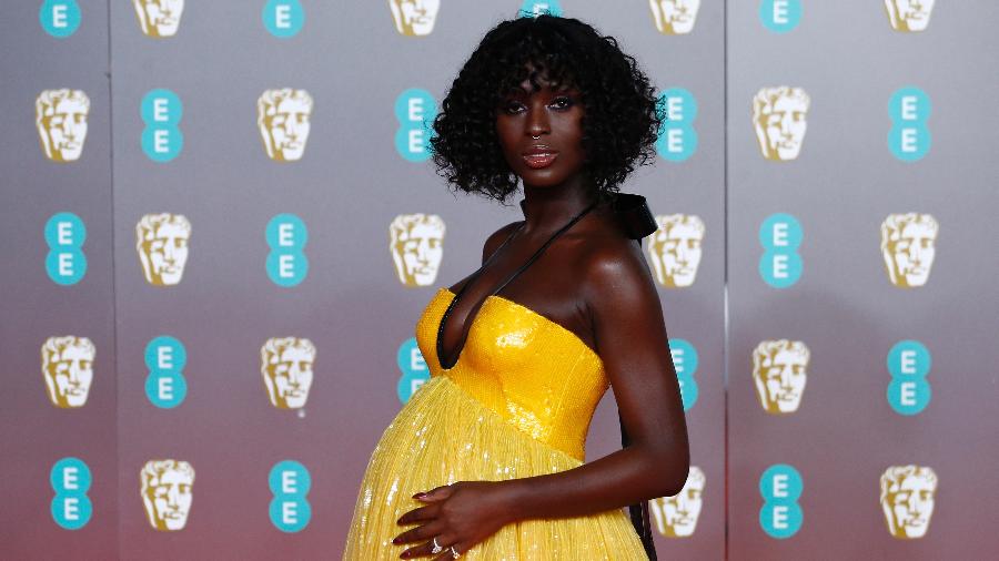 Atriz Jodie Turner-Smith no The British Academy of Film and Television Awards - Henry Nicholls/REUTERS