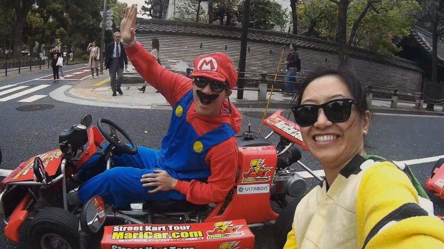 Mario Kart nas ruas de Tóquio - Divulgação