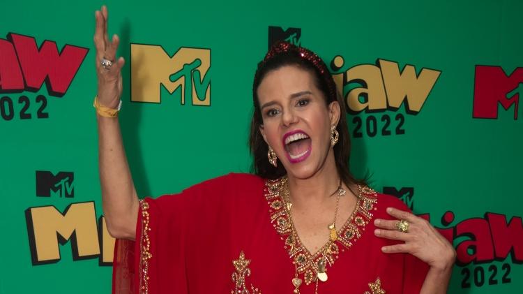 Narcisa Tamborindeguy camina por la alfombra rosa de MTV Miaw 2022 - Patrícia Devoaes / Noticias Brasil - Patrícia Devoraes / Noticias Brasil 