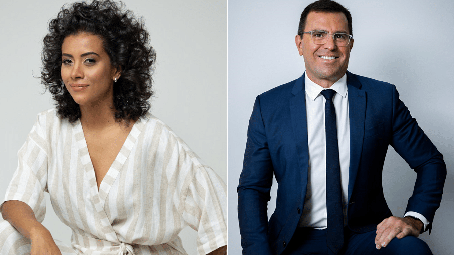 Aline Midlej e Rodrigo Bocardi são novos apresentadores do Carnaval SP 2023  - Divulgação