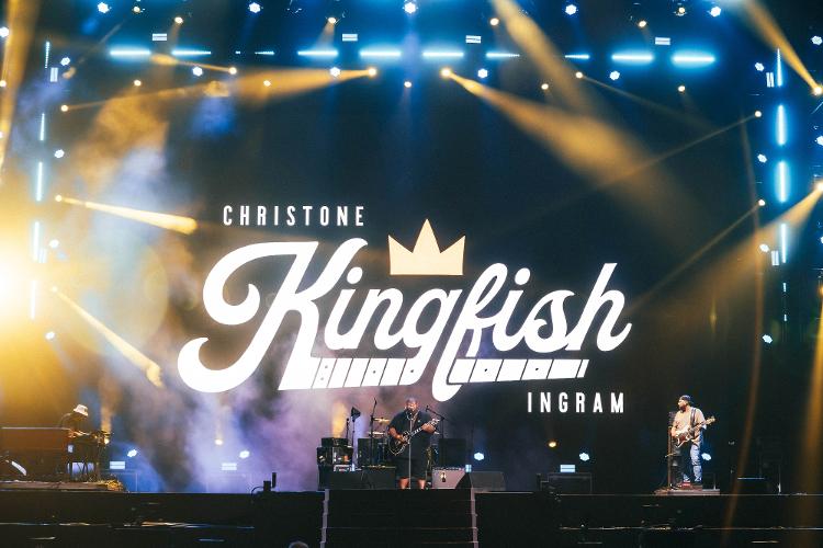 14.set.2024 - Christone Kingfish se apresenta no Palco Sunset na segunda noite do Rock In Rio 2024