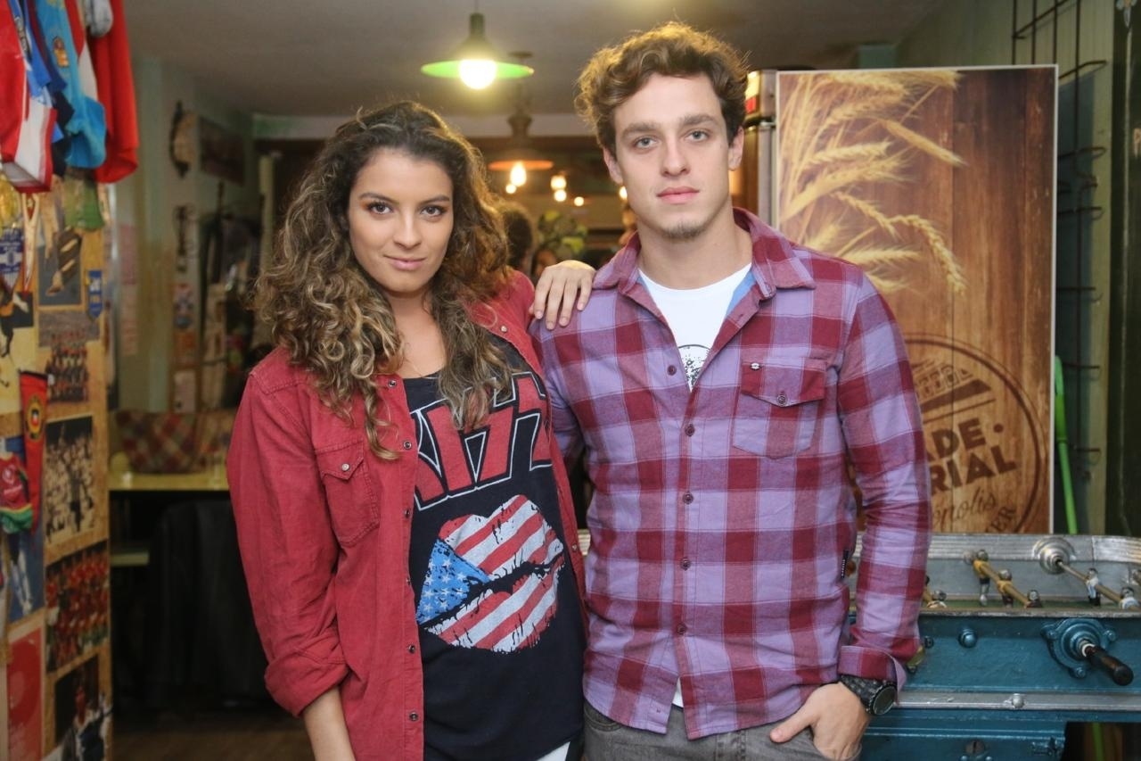 30.jul.2016 - Elenco de "Liberdade, Liberdade" comemora o fim da novela no Rio de Janeiro - Daniel Pinheiro/Agnews