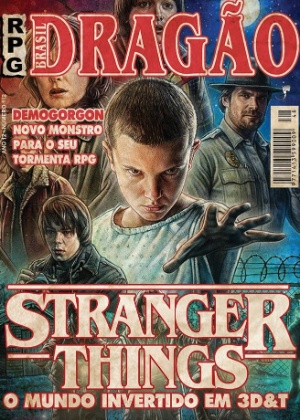 Clássica revista de RPG brasileira ganha edição digital inspirada na popular série "Stranger Things", do Netflix - Divulgação