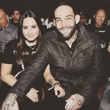 Demi Lovato e o namorado, o lutador brasileiro Guilherme "Bomba" Vasconcelos - Reprodução/Instagram