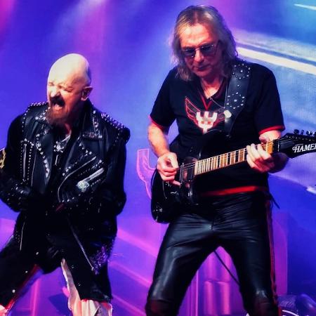 Glenn Tipton participa de show do Judas Priest ao lado de Rob Halford - Reprodução/Instagram