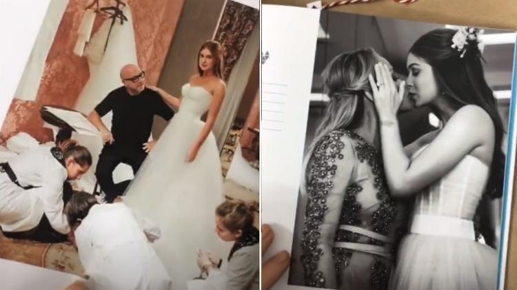 Marina Ruy Barbosa se arrumando para a festa de casamento e com a mãe - Reprodução/Instagram - Reprodução/Instagram