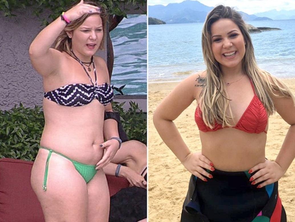 Vice-campeã do "BBB16", Maria Cláudia, a Cacau, promoveu transformação em seu visual depois que saiu da casa: alongou os cabelos e ficou mais magra - Reprodução/TV Globo/Instagram