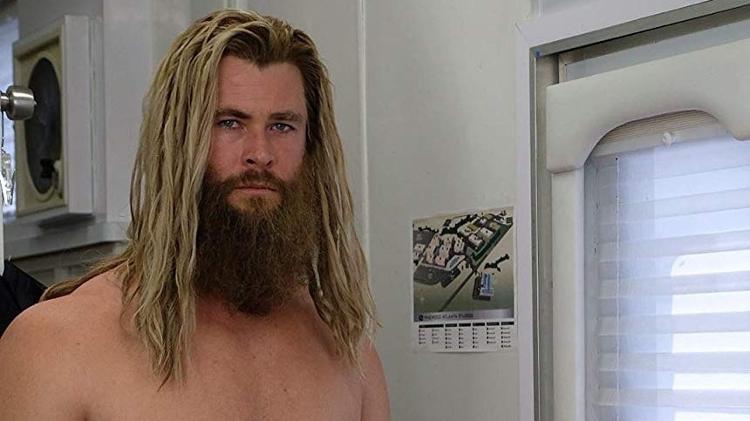 Chris Hemsworth como o Thor barrigudo de "Vingadores: Ultimato" - Divulgação - Divulgação