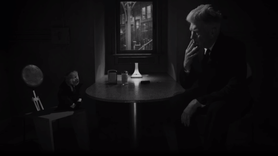 David Lynch em What Did Jack Do?, da Netflix - Reprodução/Netflix
