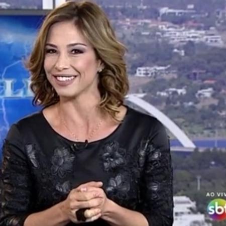 Neila Medeiros, apresentadora do "SBT Brasília" - Reprodução
