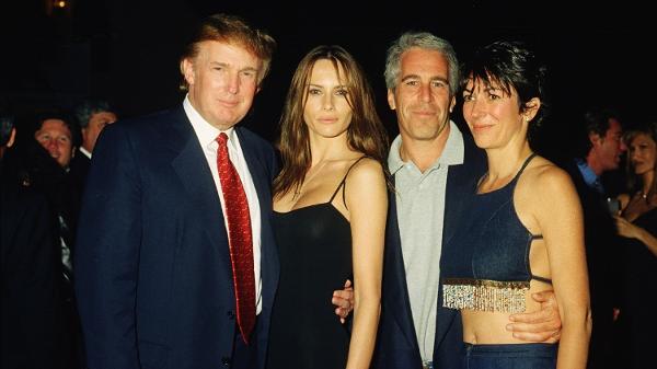 Donald Trump, Melania, Jeffrey Epstein e Ghislaine Maxwell