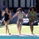 BBB 21: Camilla, Fiuk e Juliette curtem piscina no dia da final - Reprodução/Globoplay