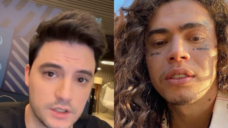 Felipe Neto e Whindersson Nunes voltam a trocar mensagens após briga no Twitter - Reprodução/Instagram