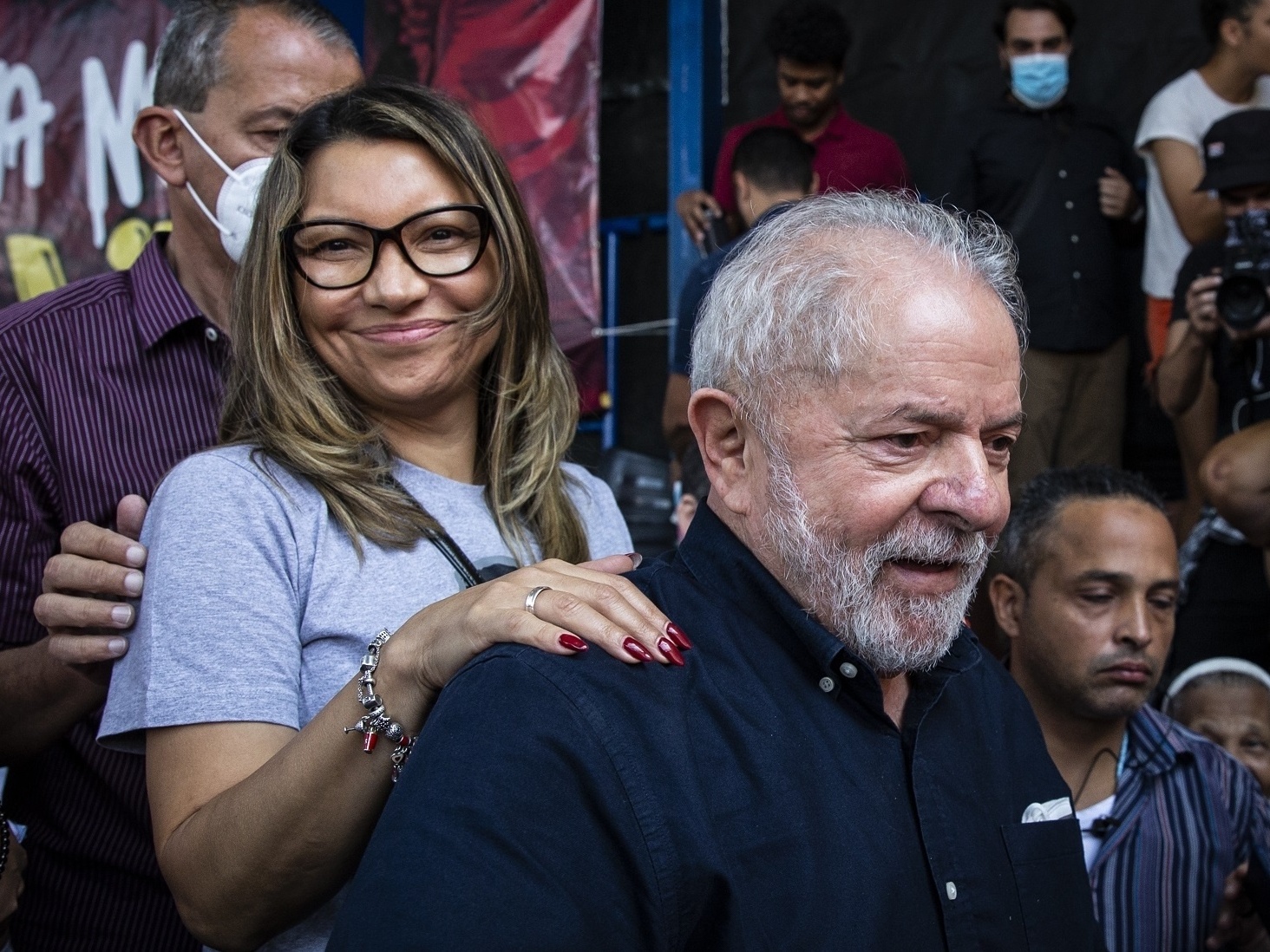 Foto da esposa de lula